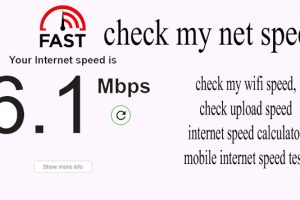 check my net speed