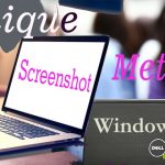 how to take screenshot in dell laptop