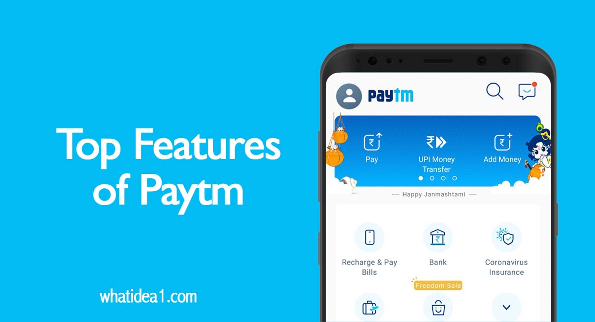 Top Features of Paytm