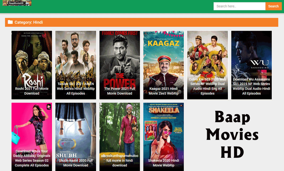 Baap Movies HD