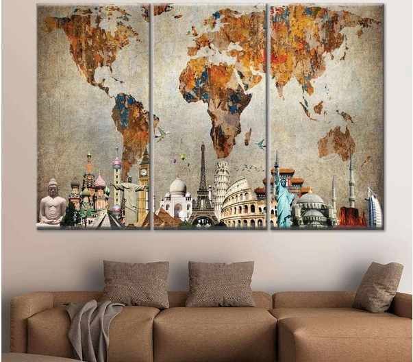 On Decorating Blank Walls with Wall Arts
