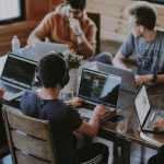 Software Development Team Works Efficiently