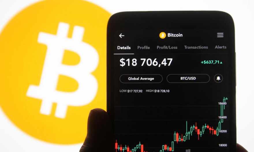 Bitcoin trading application