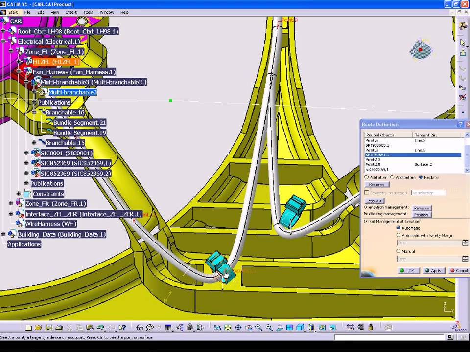CATIA Electrical Harness Design